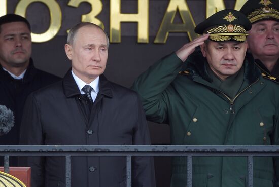 Рабочая поездка президента РФ В. Путина в Псковскую область