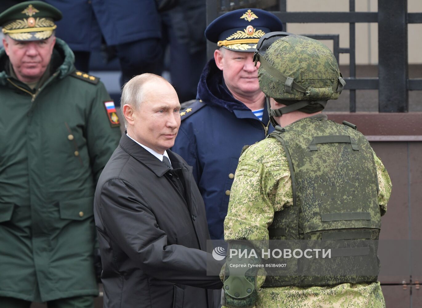 Рабочая поездка президента РФ В. Путина в Псковскую область