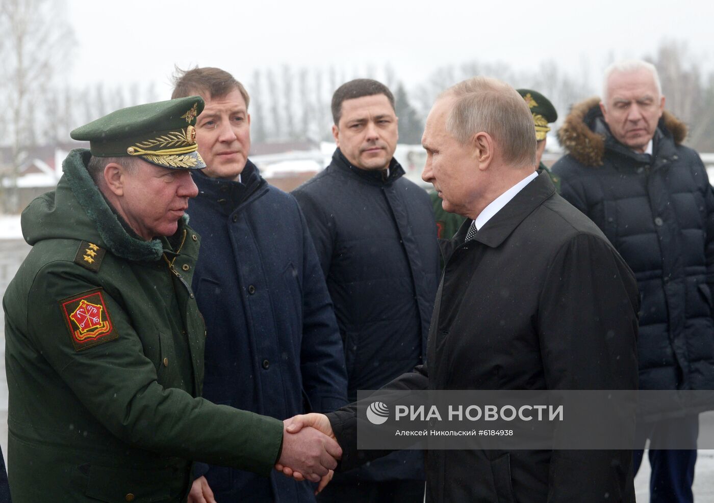 Рабочая поездка президента РФ В. Путина в Псковскую область