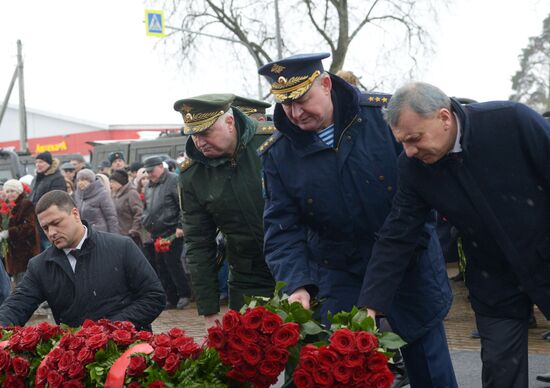 Рабочая поездка президента РФ В. Путина в Псковскую область