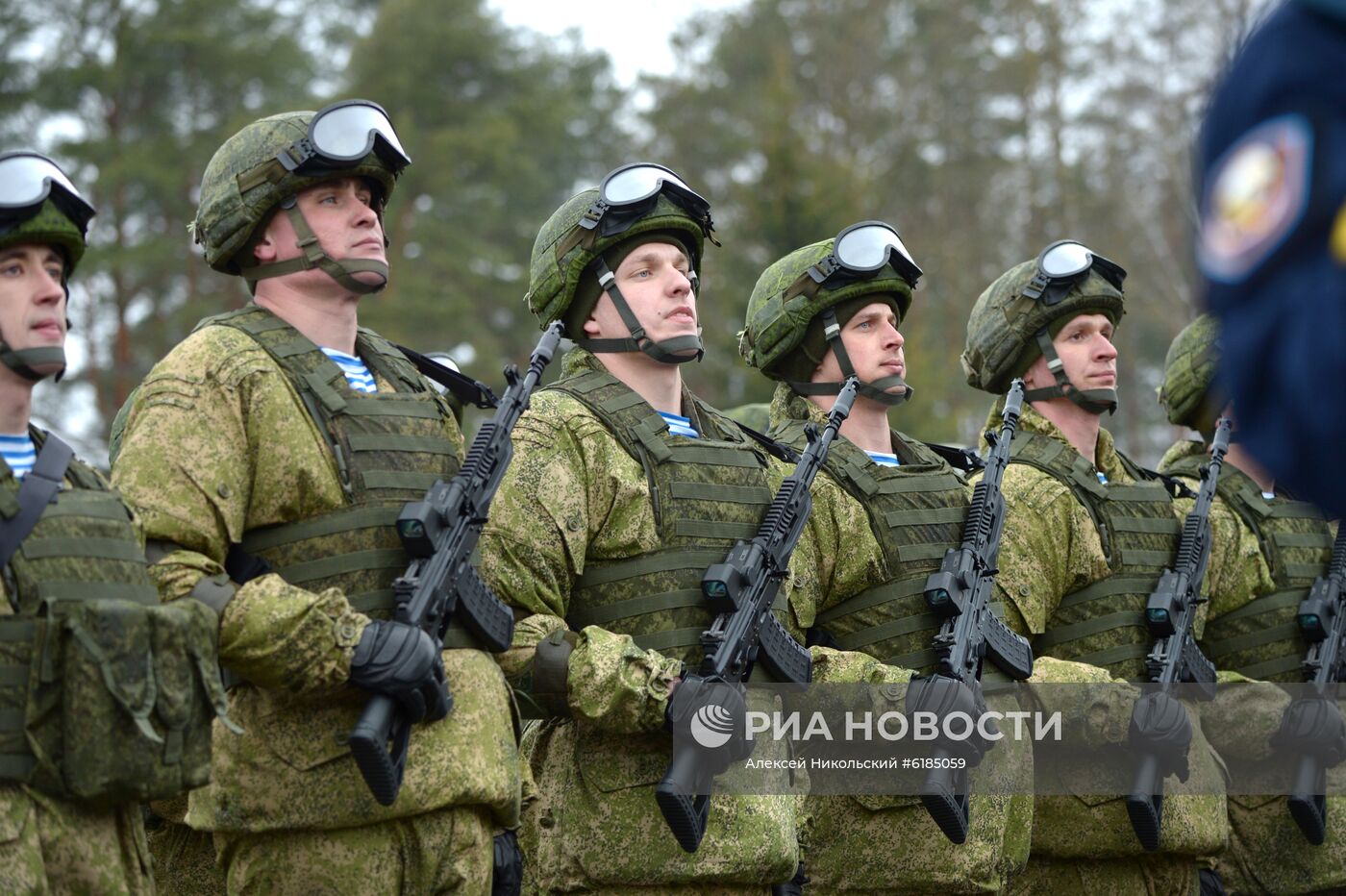 Рабочая поездка президента РФ В. Путина в Псковскую область