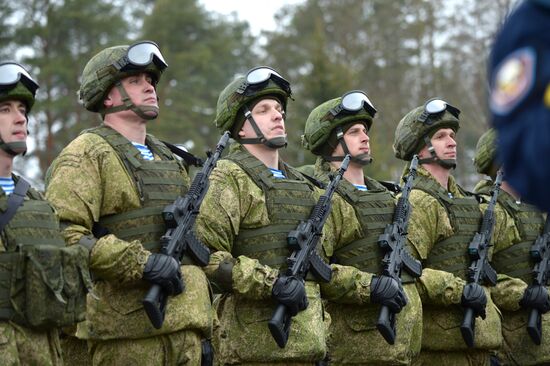 Рабочая поездка президента РФ В. Путина в Псковскую область