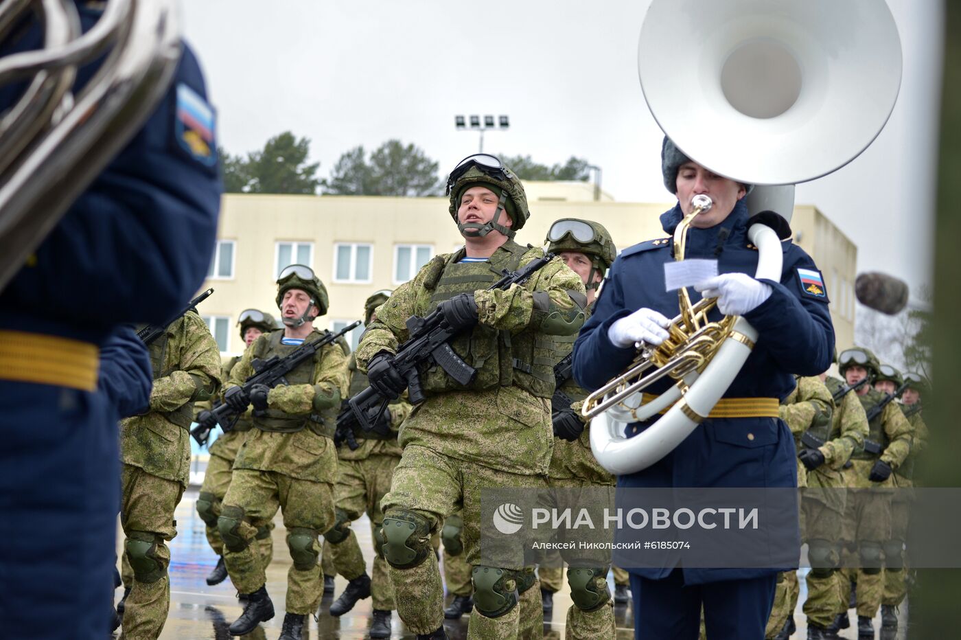 Рабочая поездка президента РФ В. Путина в Псковскую область