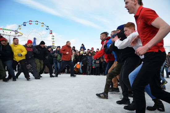 Празднование Масленицы в регионах России