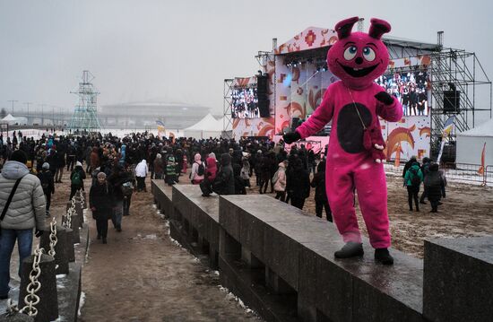 Празднование Масленицы в регионах России