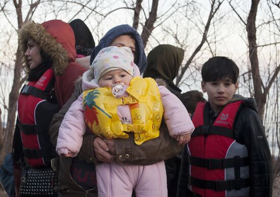 Лагерь беженцев на острове Лесбос