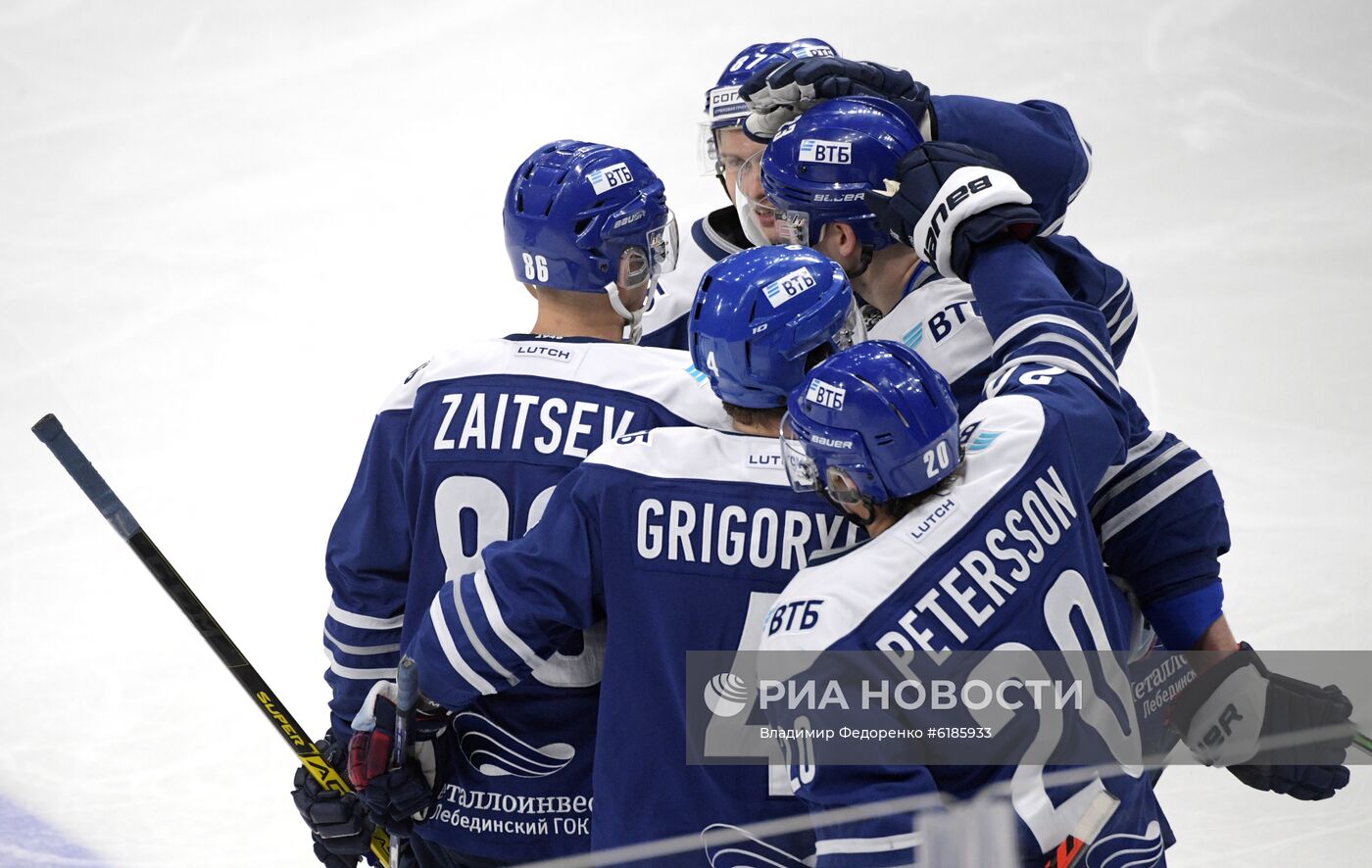 Хоккей. КХЛ. Матч "Динамо" (Москва) "Спартак"