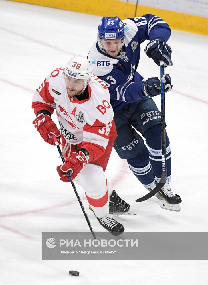 Хоккей. КХЛ. Матч "Динамо" (Москва) "Спартак"