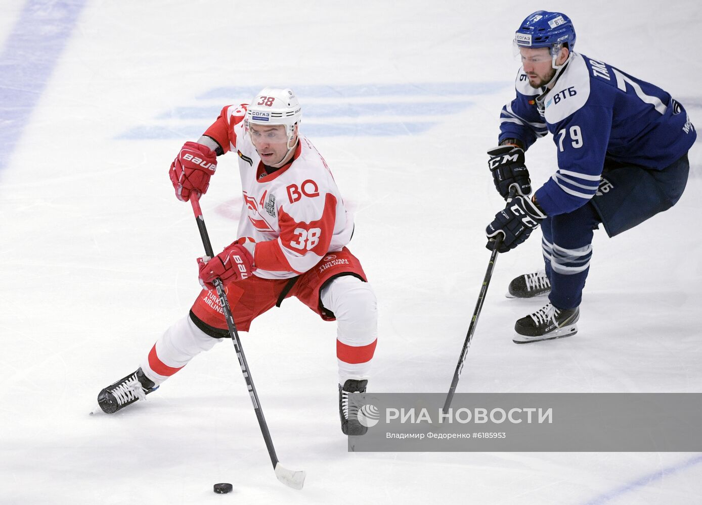 Хоккей. КХЛ. Матч "Динамо" (Москва) "Спартак"
