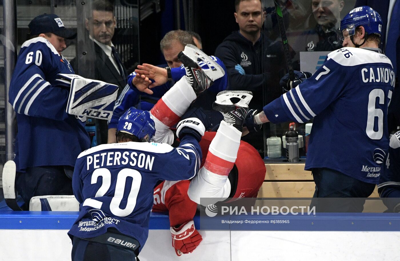Хоккей. КХЛ. Матч "Динамо" (Москва) "Спартак"