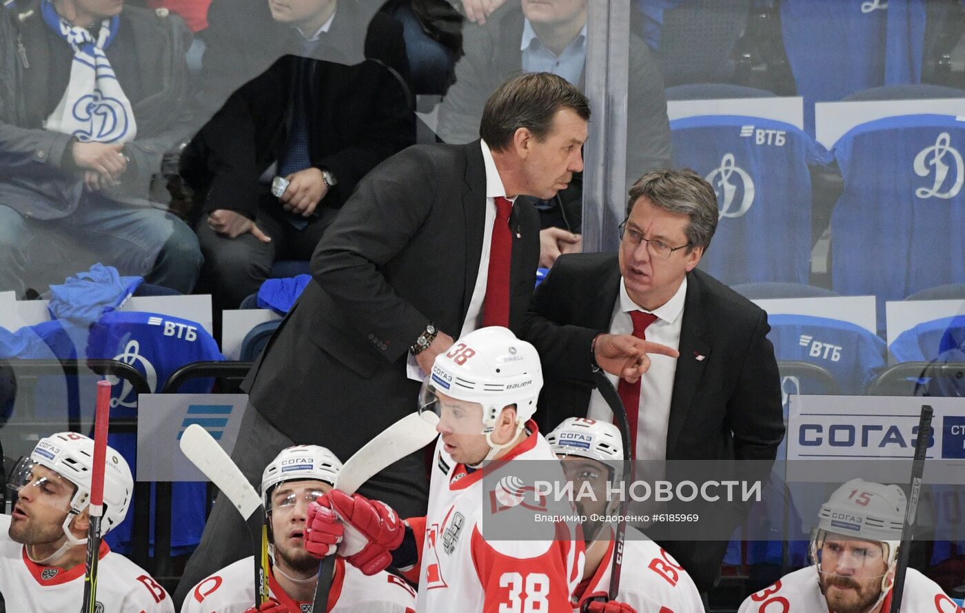 Хоккей. КХЛ. Матч "Динамо" (Москва) "Спартак"