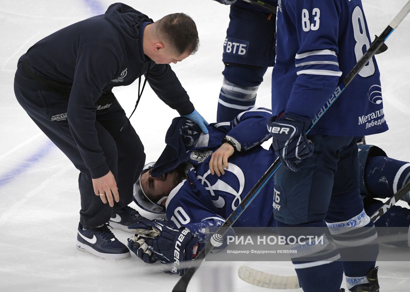 Хоккей. КХЛ. Матч "Динамо" (Москва) "Спартак"