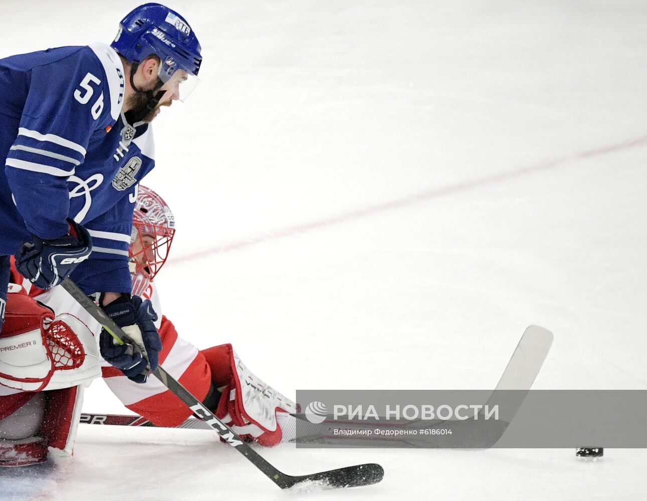 Хоккей. КХЛ. Матч "Динамо" (Москва) "Спартак"