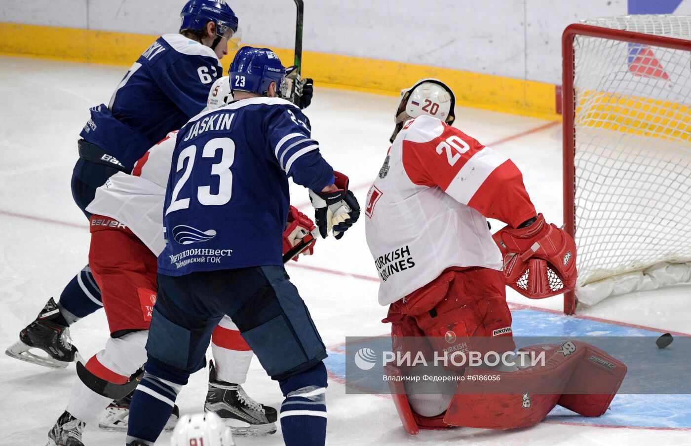 Хоккей. КХЛ. Матч "Динамо" (Москва) "Спартак"