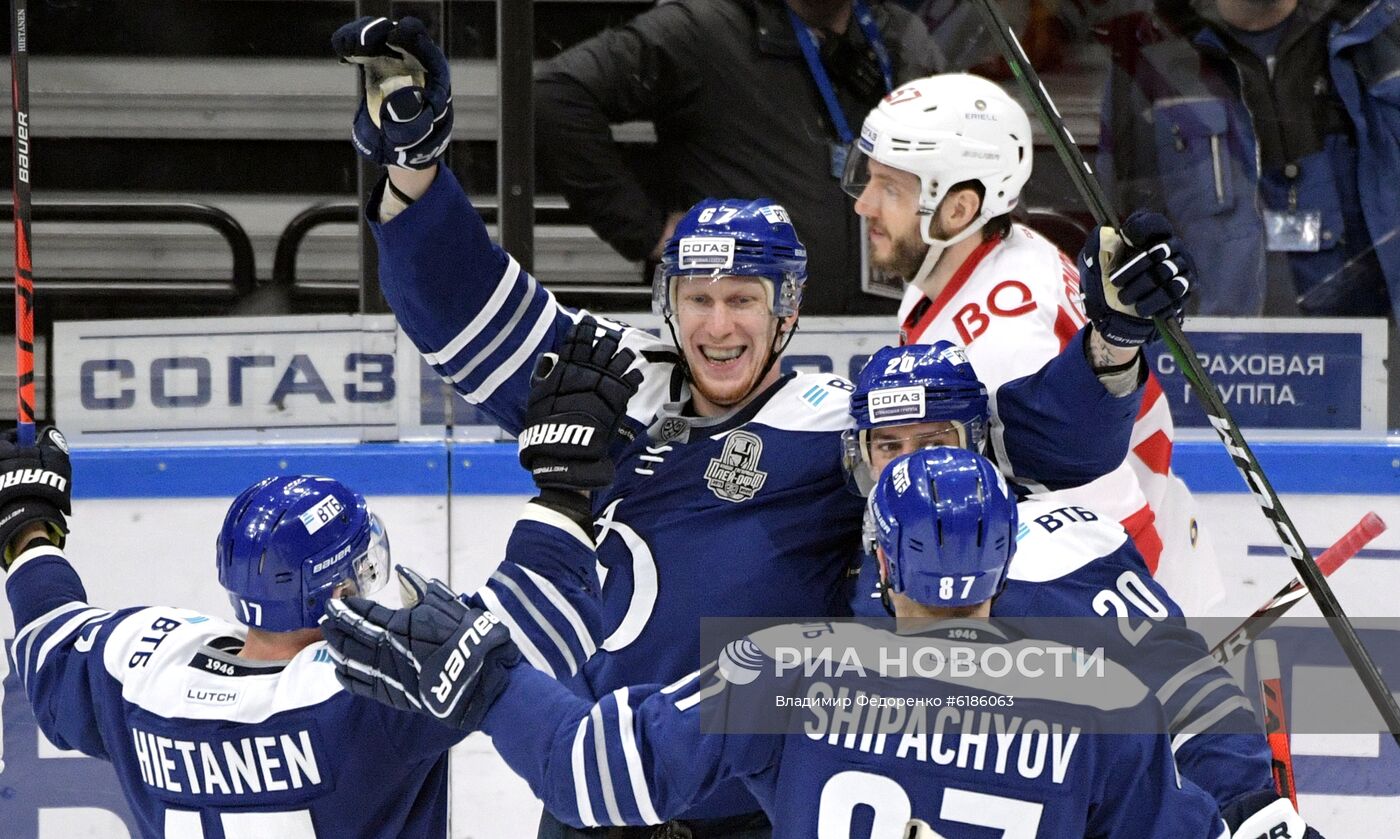 Хоккей. КХЛ. Матч "Динамо" (Москва) "Спартак"