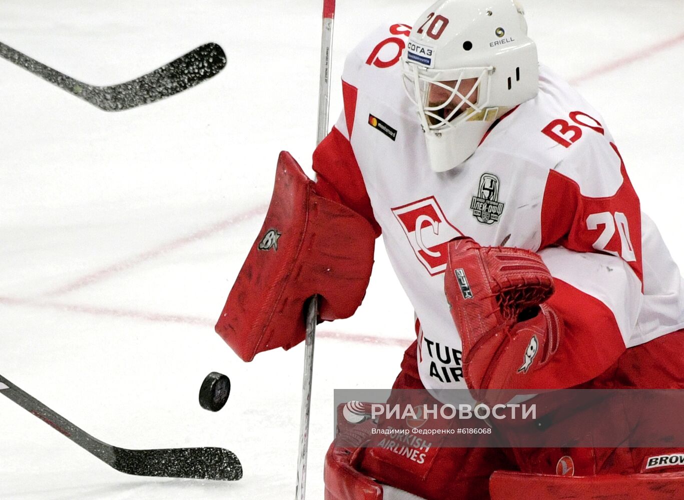 Хоккей. КХЛ. Матч "Динамо" (Москва) "Спартак"