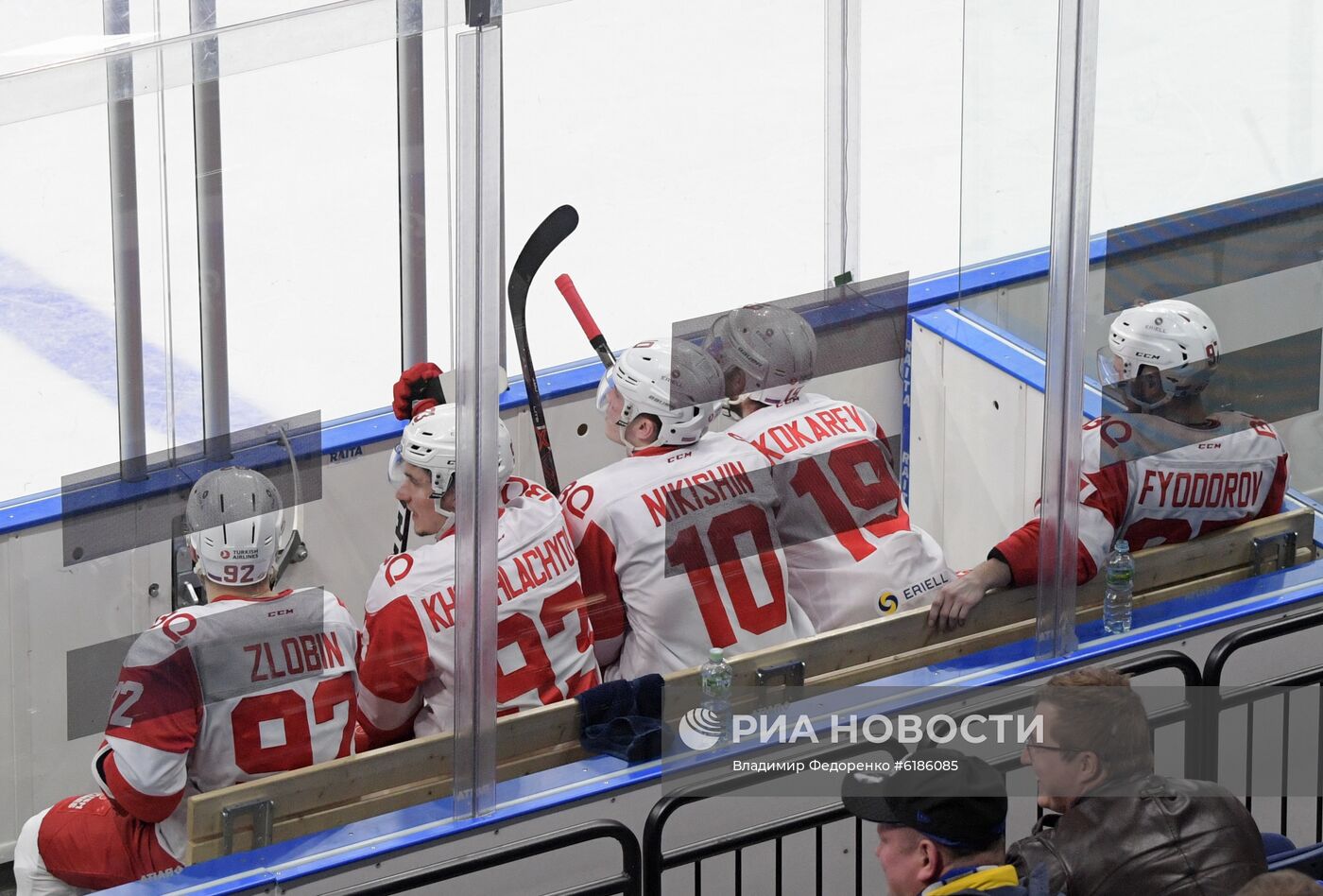 Хоккей. КХЛ. Матч "Динамо" (Москва) "Спартак"