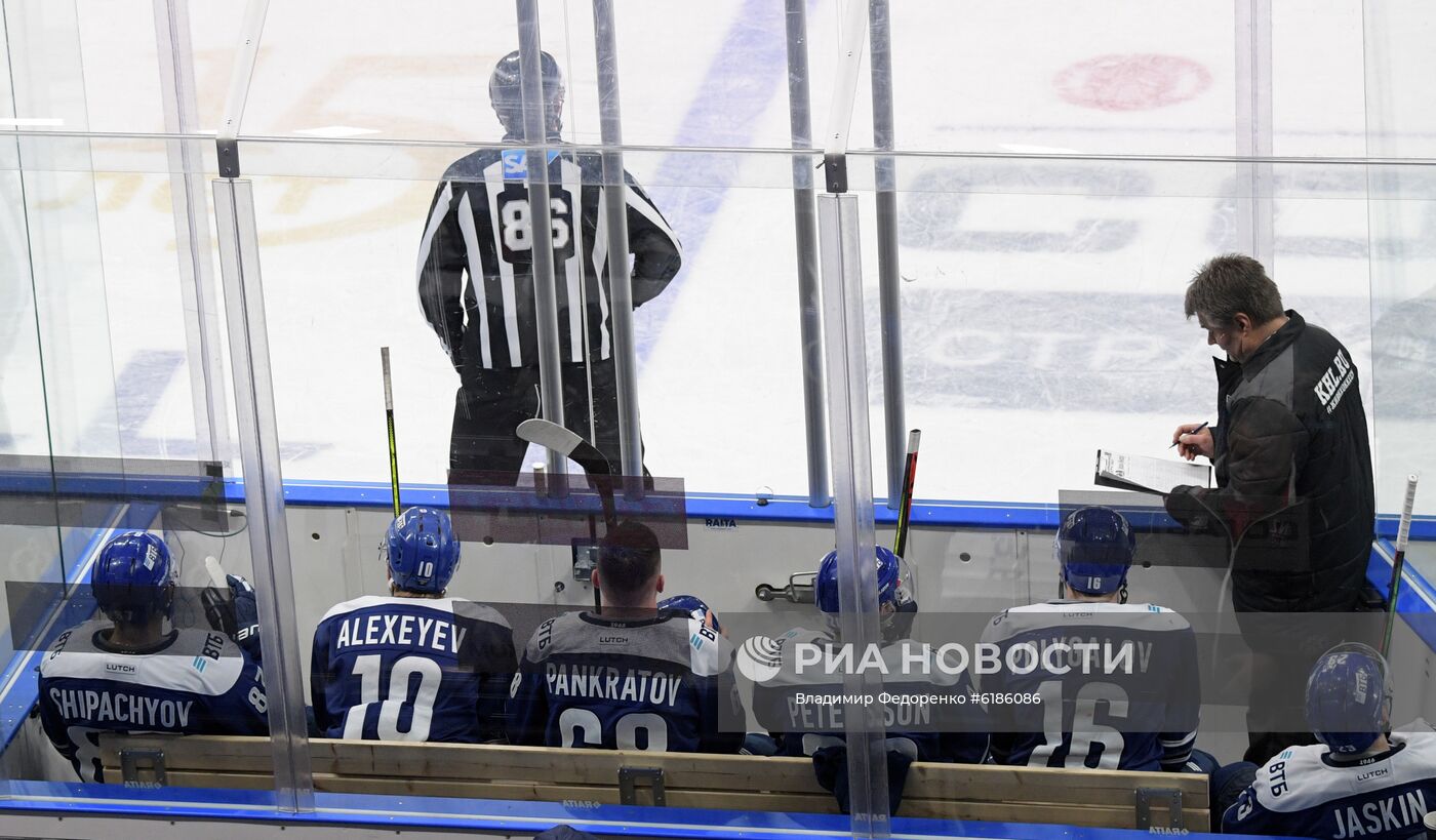 Хоккей. КХЛ. Матч "Динамо" (Москва) "Спартак"