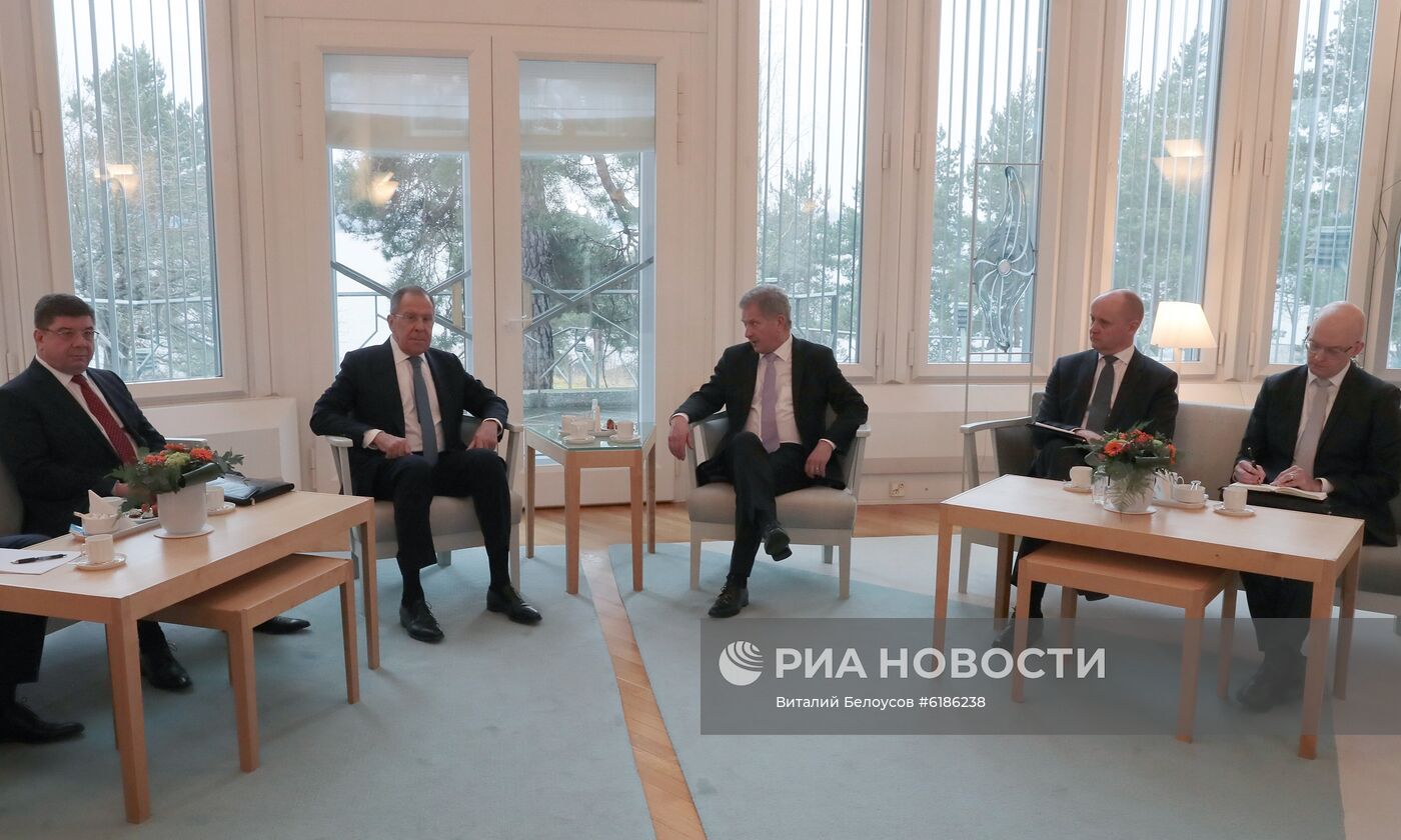 Визит главы МИД России С. Лаврова в Финляндию