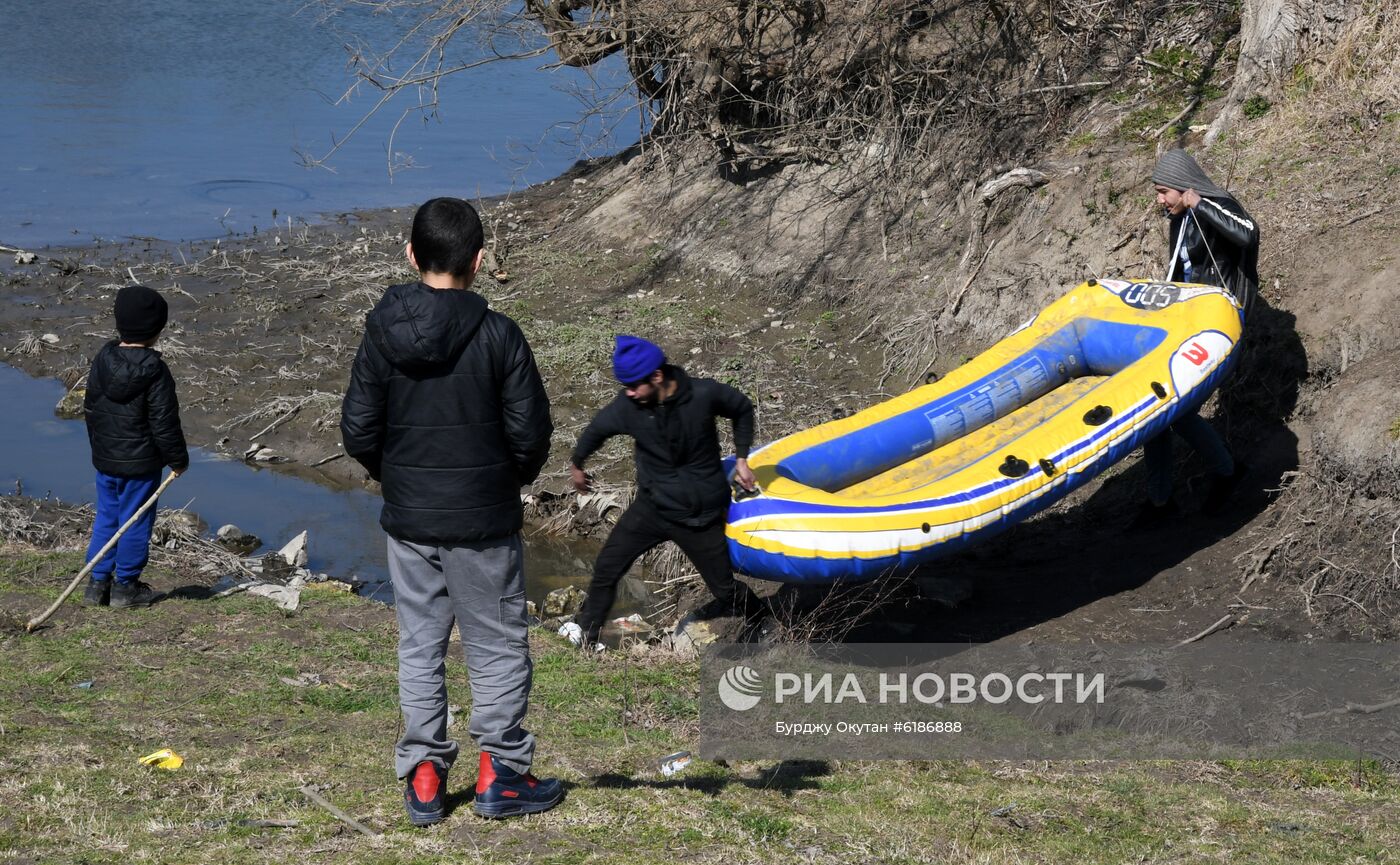 Ситуация с беженцами на границе Турции и Греции