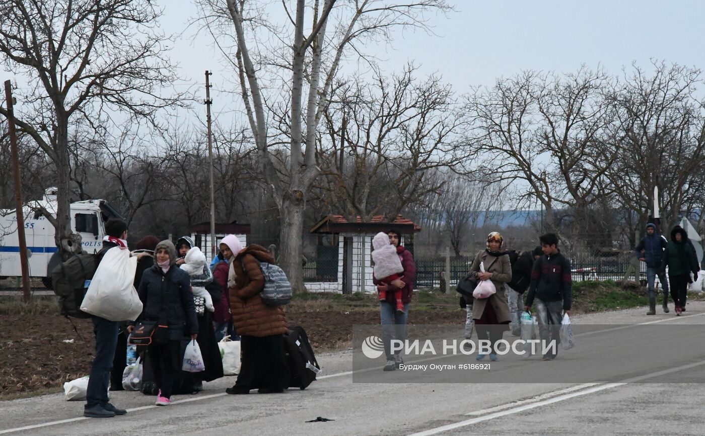 Ситуация с беженцами на границе Турции и Греции