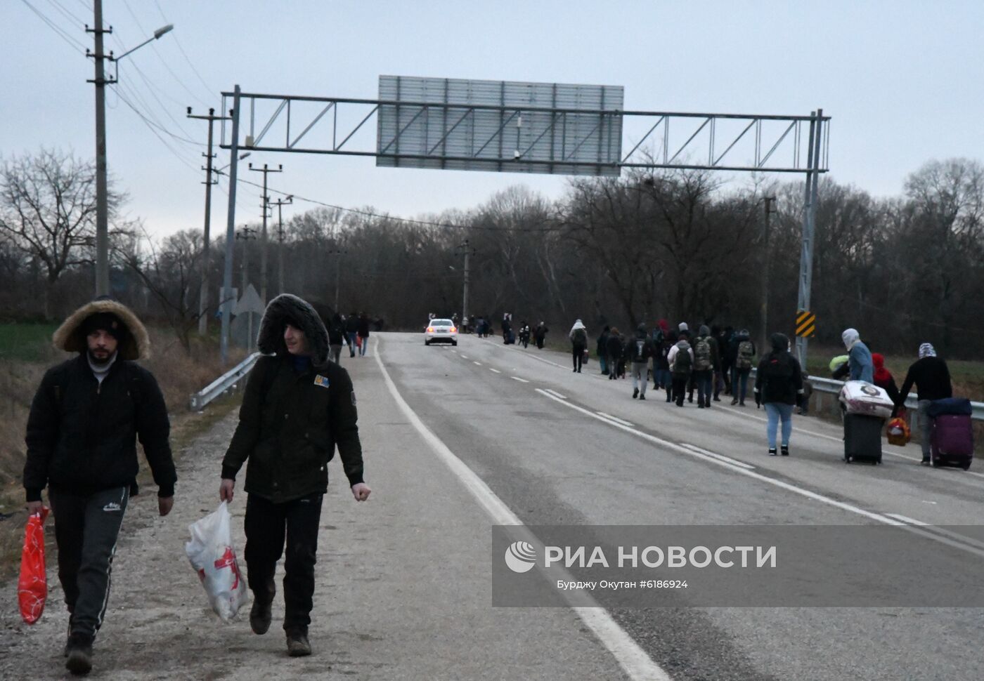 Ситуация с беженцами на границе Турции и Греции
