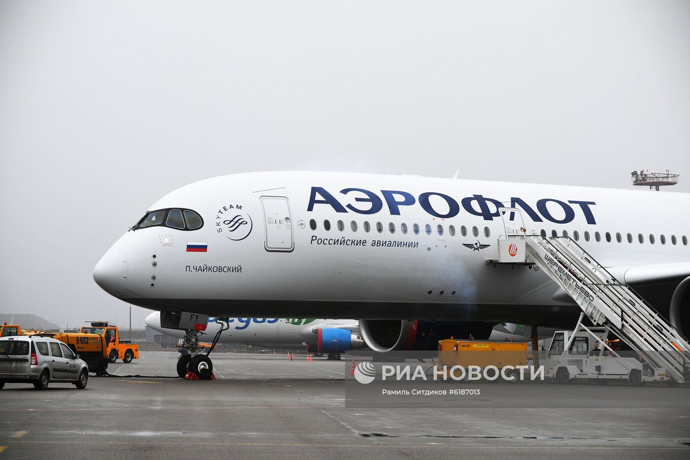 Презентация первого Airbus А350-900 авиакомании "Аэрофлот"