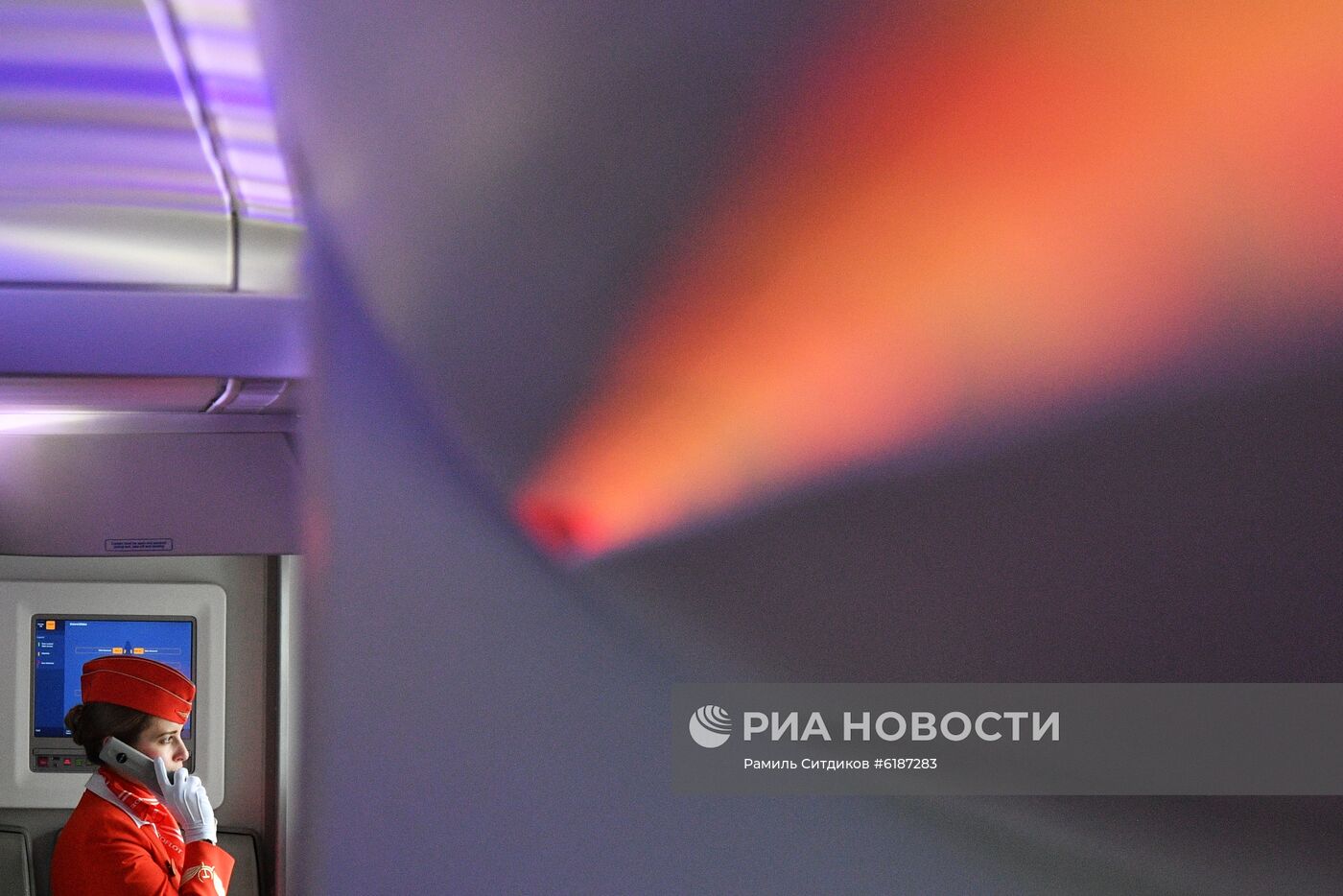 Презентация первого Airbus А350-900 авиакомпании "Аэрофлот"