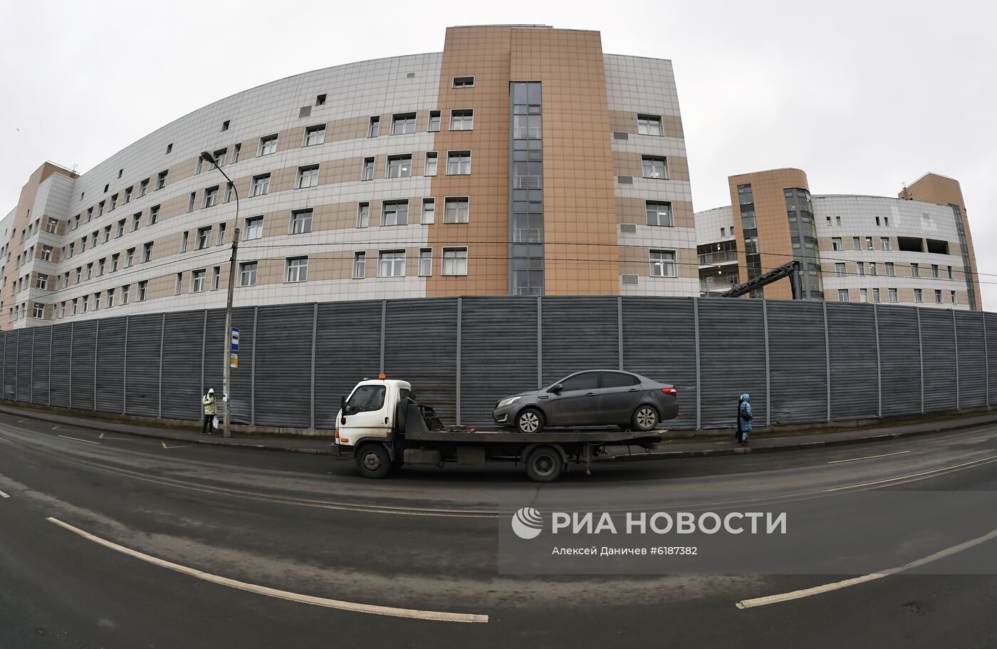 Отделение для людей с подозрением на коронавирус в Боткинской больнице