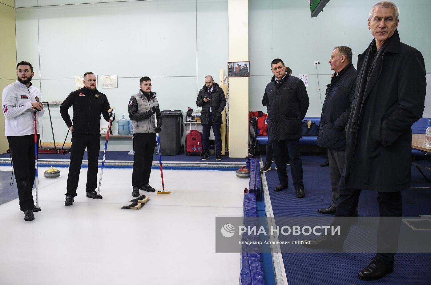 О. Матыцин посетил учебно-тренировочный центр "Новогорск"