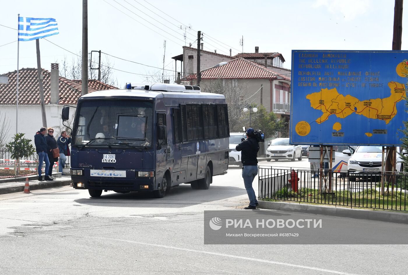 Усиление мер безопаснсоти на границе Греции с Турцией