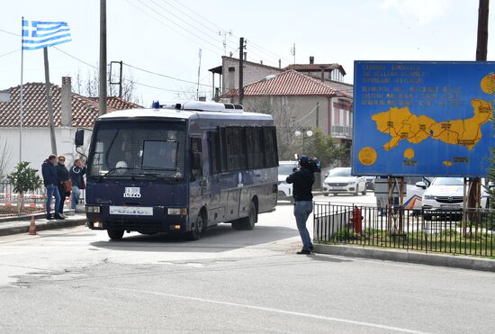 Усиление мер безопаснсоти на границе Греции с Турцией