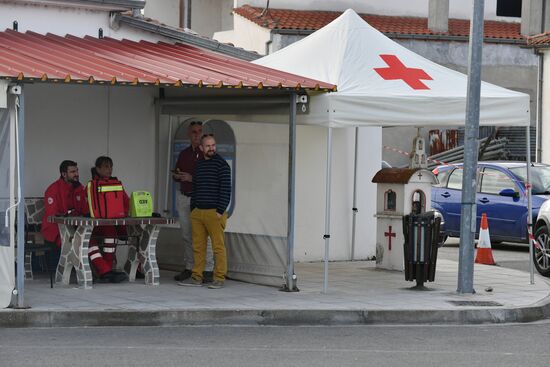 Ситуация с беженцами на границе с Турцией 