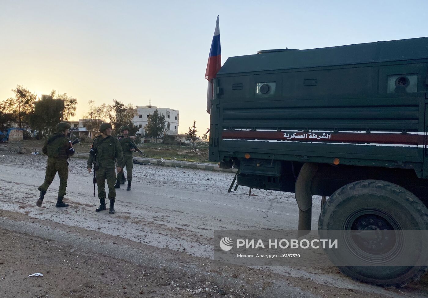 Российская военная полиция в сирийской провинции Идлиб