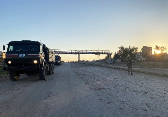 Российская военная полиция в сирийской провинции Идлиб