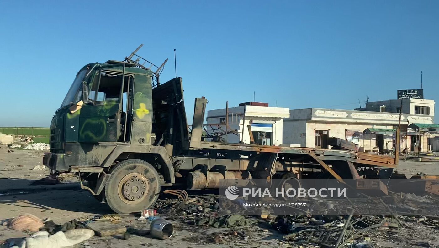 Российская военная полиция в сирийской провинции Идлиб