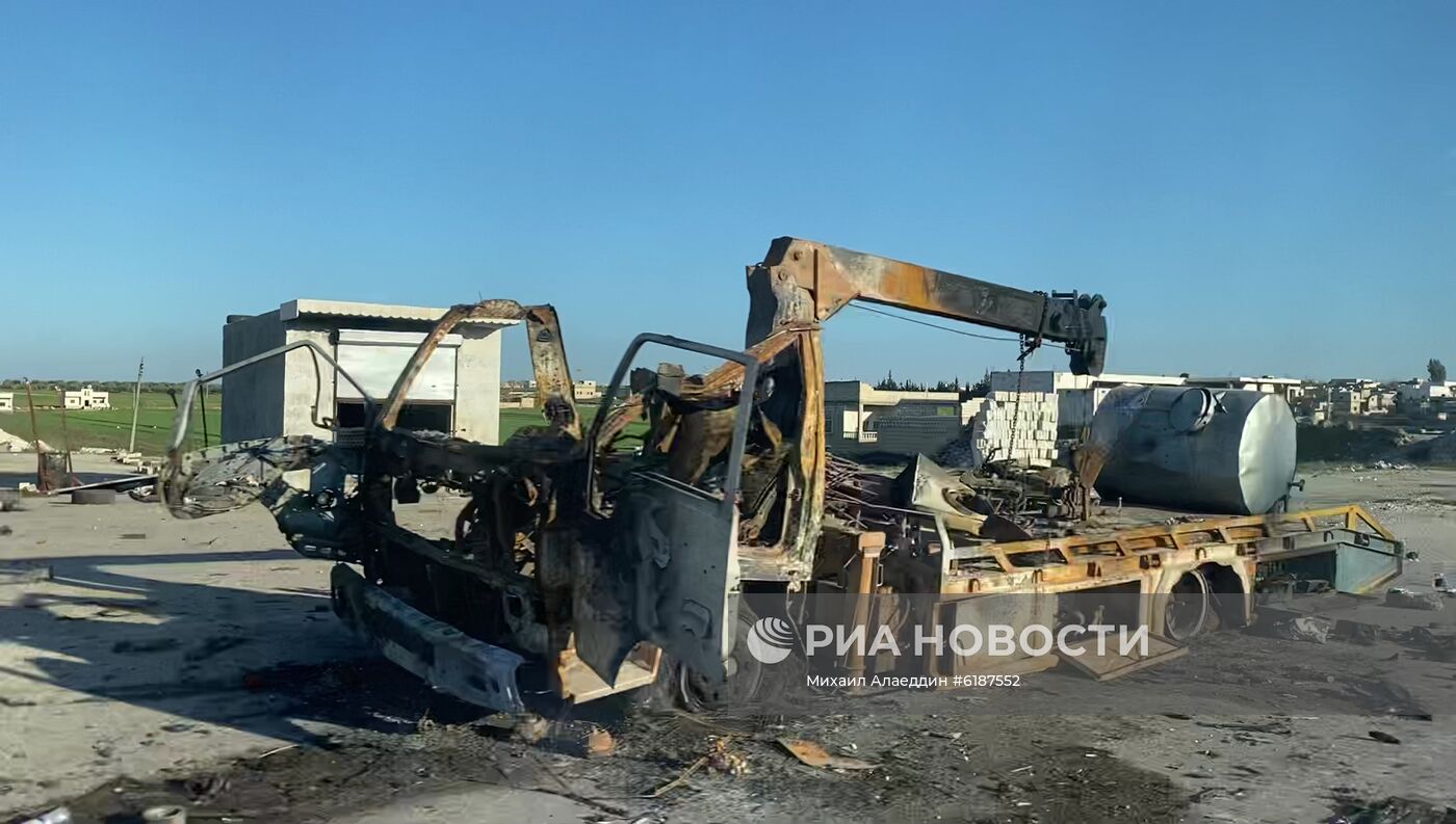 Российская военная полиция в сирийской провинции Идлиб