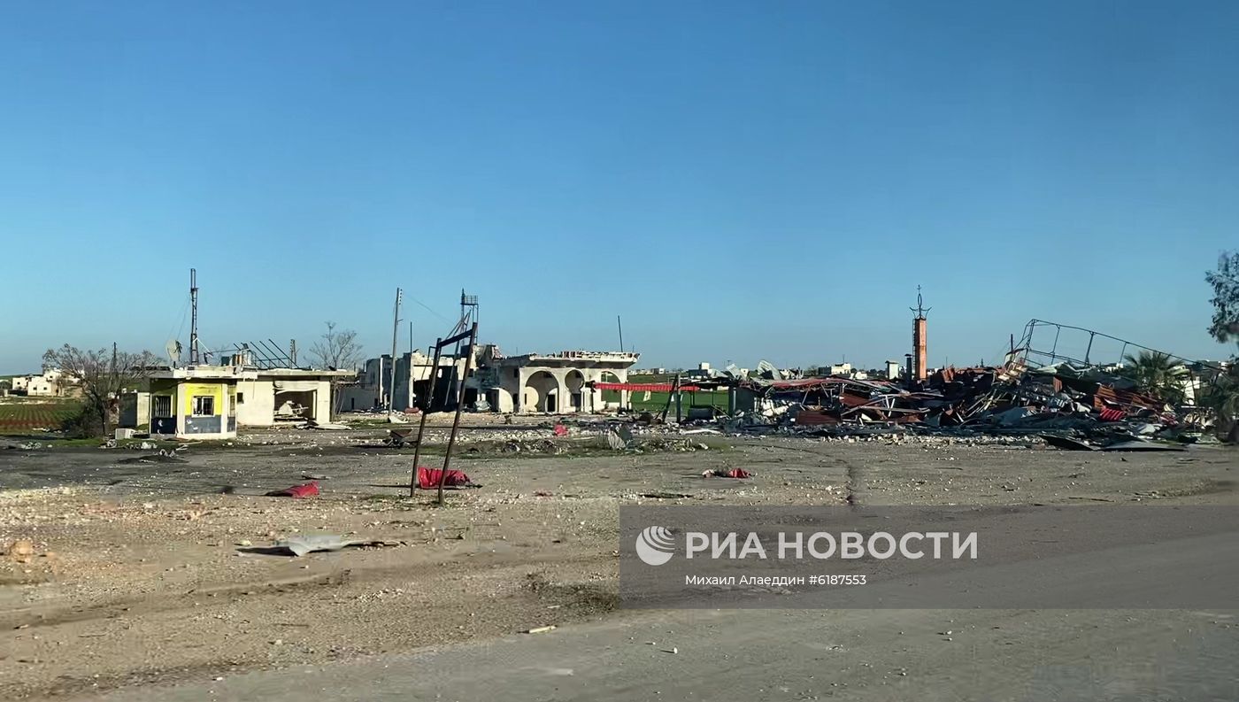 Российская военная полиция в сирийской провинции Идлиб