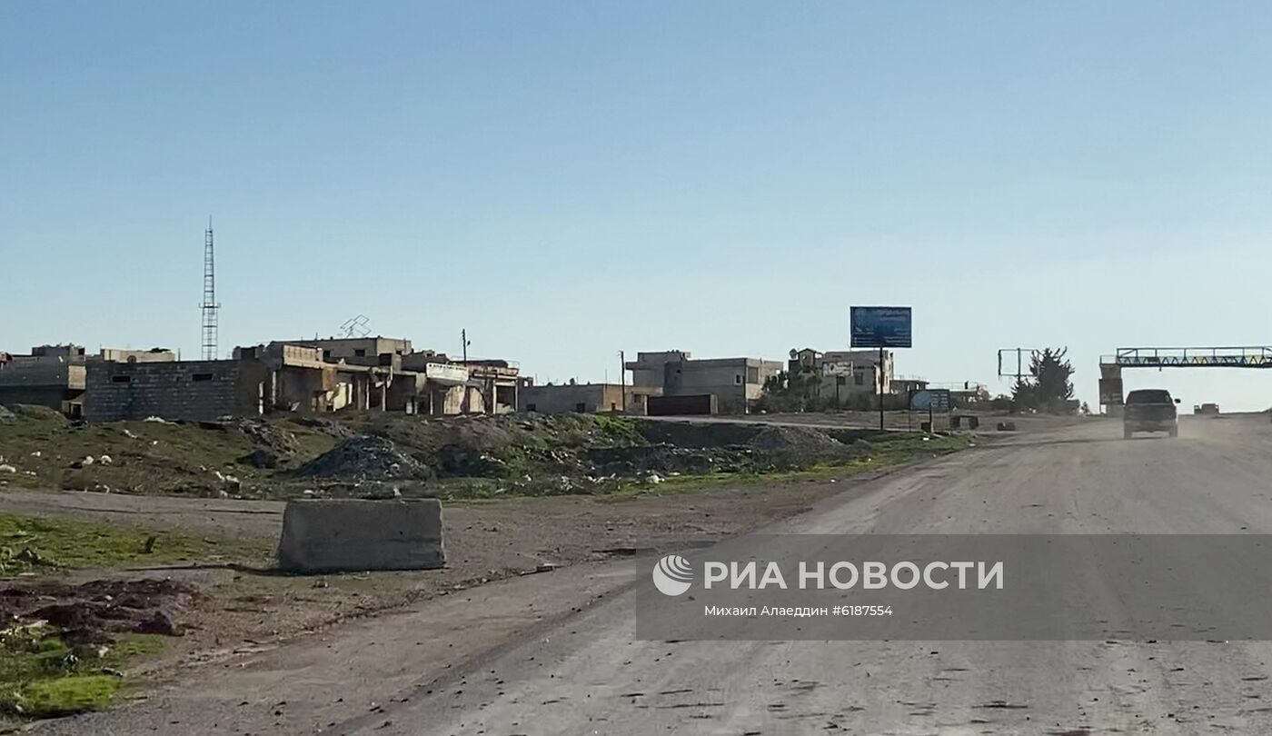 Российская военная полиция в сирийской провинции Идлиб