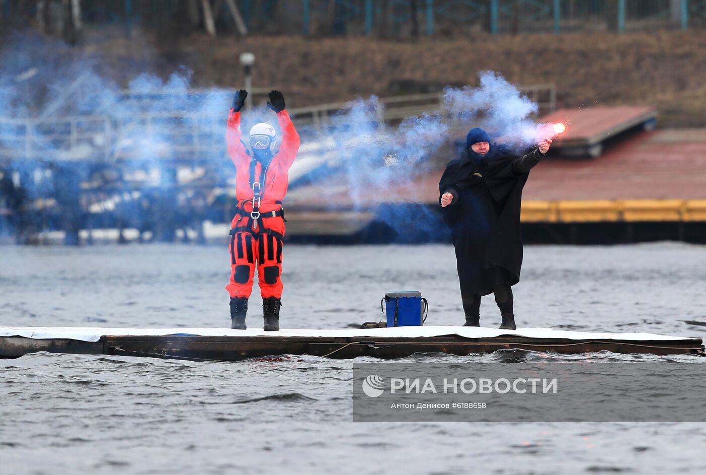 Учения по ликвидации последствий весеннего половодья в Московской области