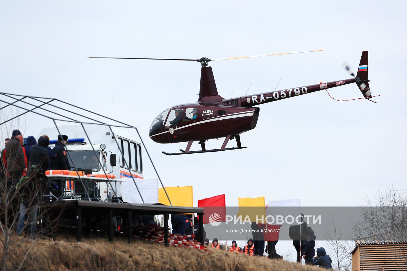 Учения по ликвидации последствий весеннего половодья в Московской области