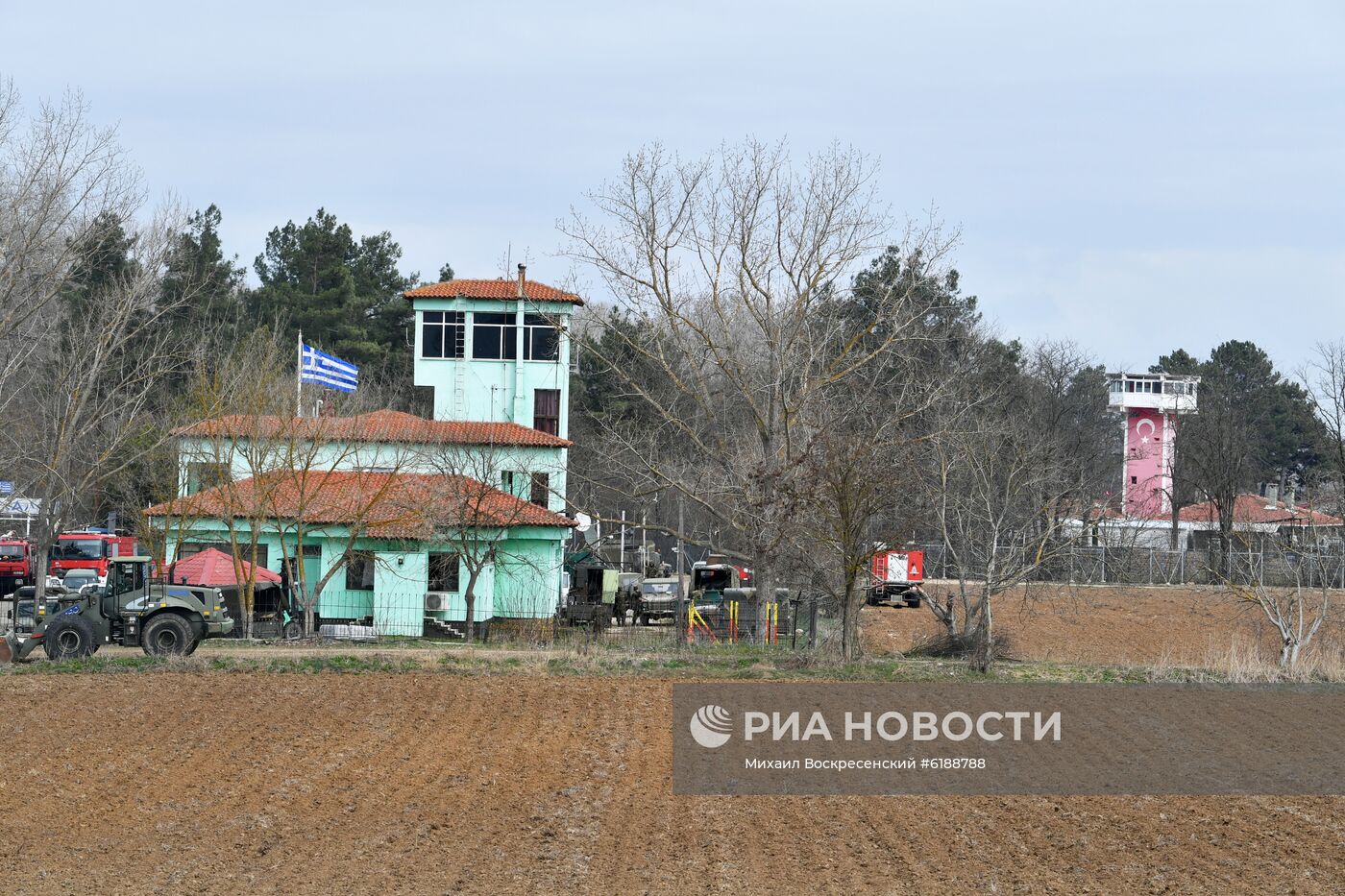 Усиление мер безопасности на границе Греции с Турцией