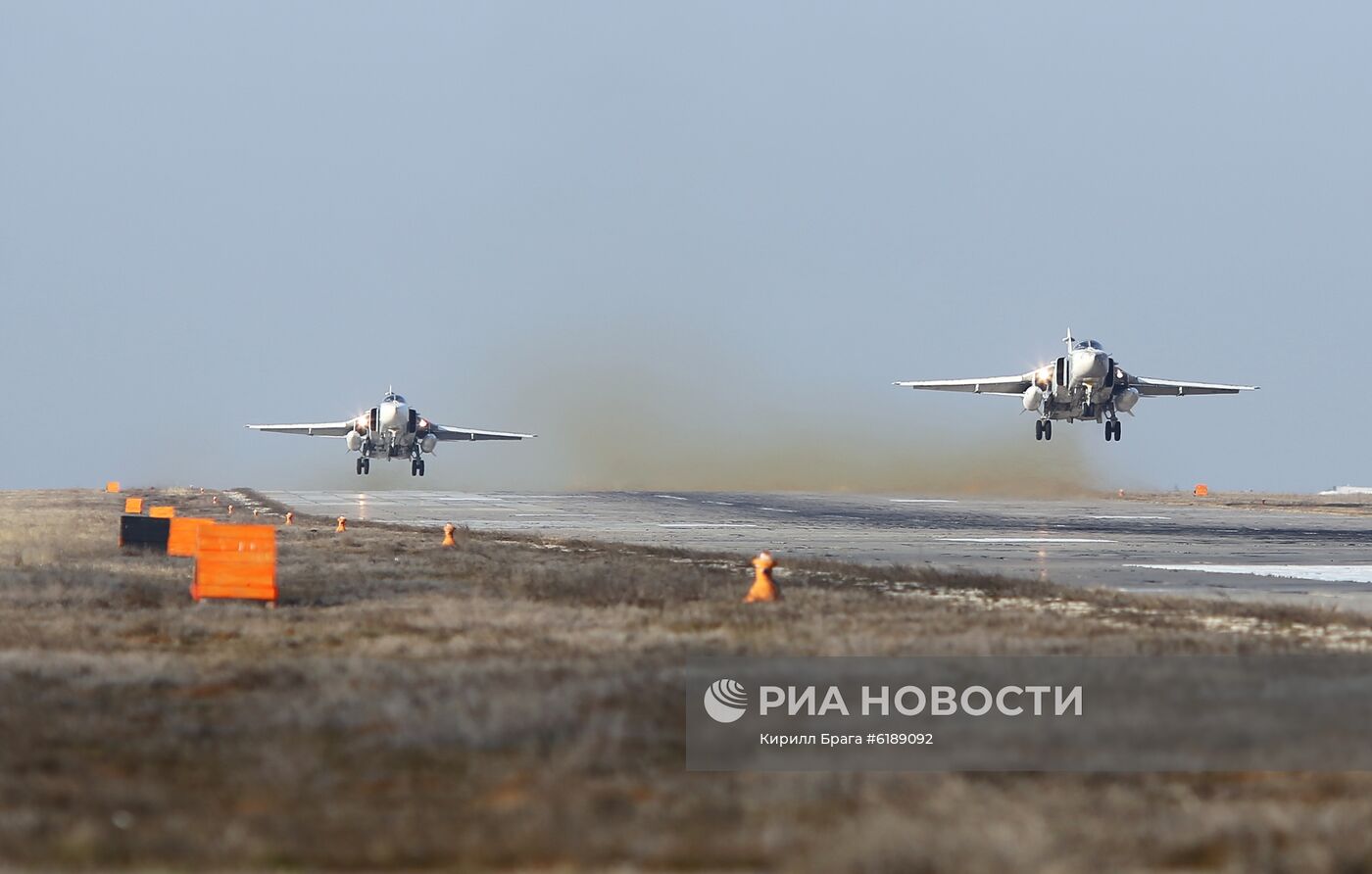 Летно-тактические учения в Волгоградской области