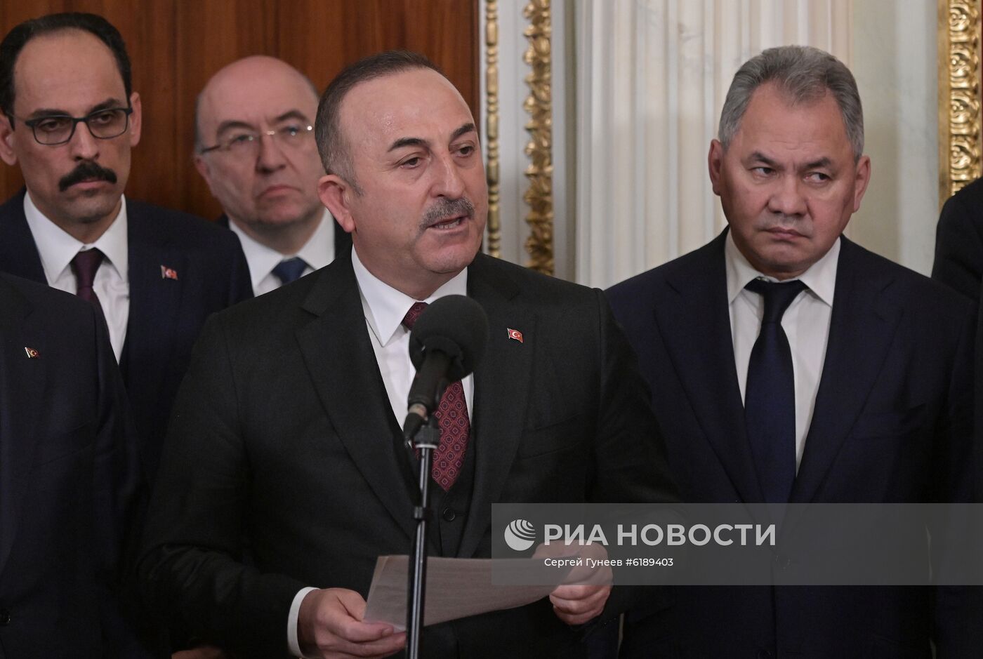 Президент РФ В. Путин встретился с президентом Турции Р. Эрдоганом