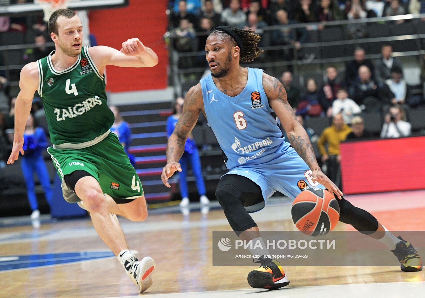 Баскетбол. Евролига. Матч "Зенит" – "Жальгирис"