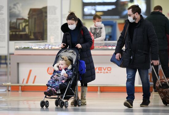 В Шереметьево усилили санитарный контроль в связи с коронавирусом