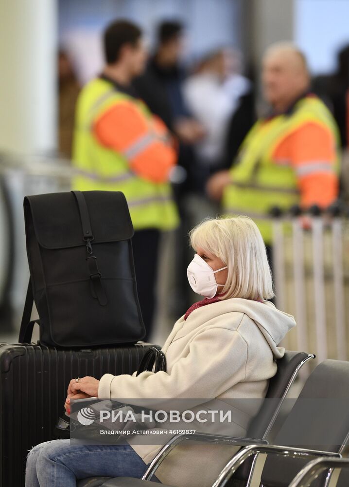 В Шереметьево усилили санитарный контроль в связи с коронавирусом