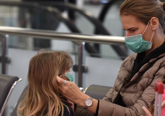 В Шереметьево усилили санитарный контроль в связи с коронавирусом