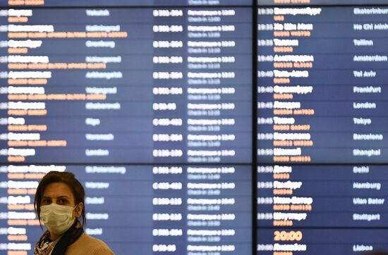 В Шереметьево усилили санитарный контроль в связи с коронавирусом