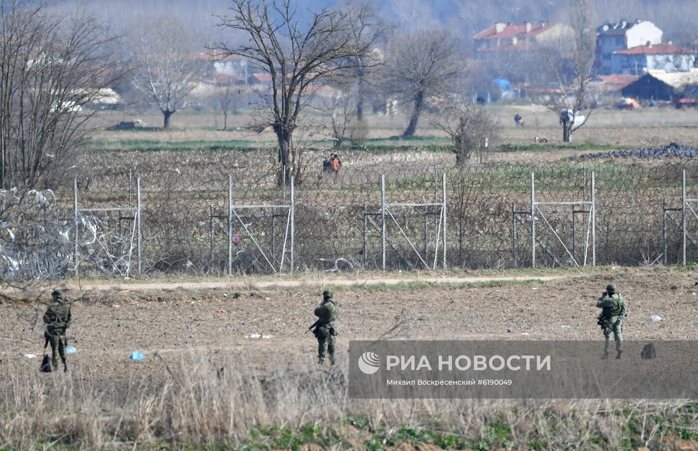 Ситуация с беженцами на границе Греции с Турцией